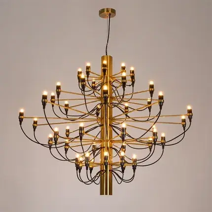 Люстра Divinare 8030/17 LM-50 MOLTO — латунь, ракурс 2