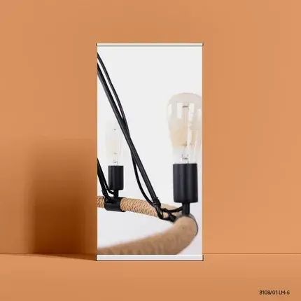 Люстра Divinare 8108/01 LM-6 PAULA — черный, ракурс 5