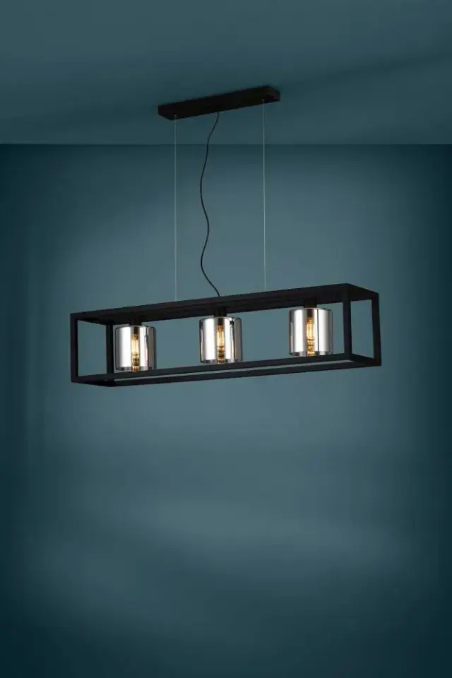 Светильник Eglo 390175 BRISLING — черный, ракурс 2