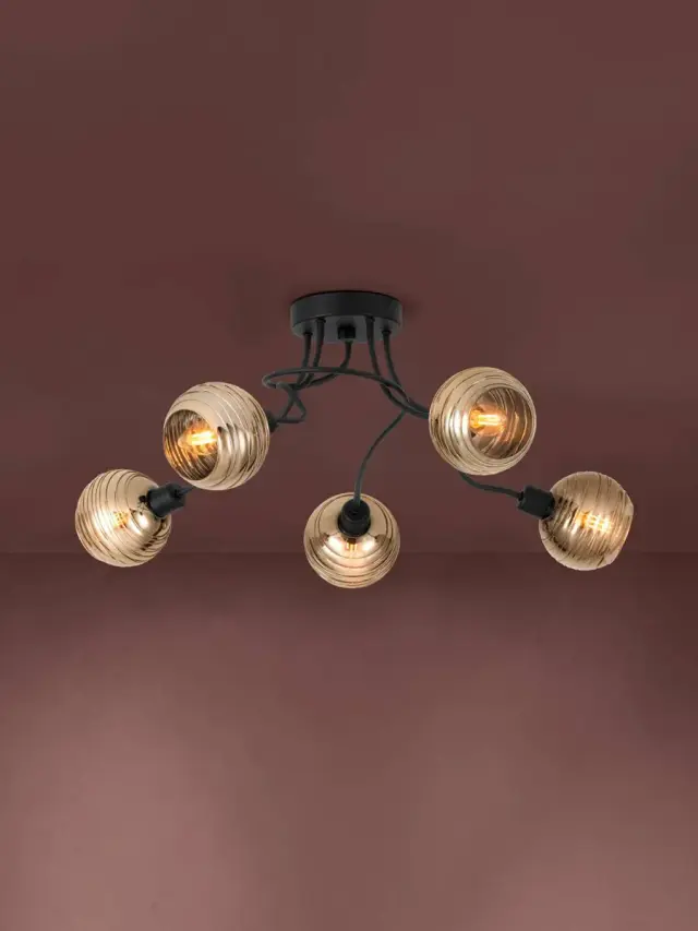 Люстра Eglo 39691 CREPPO — черный, ракурс 2