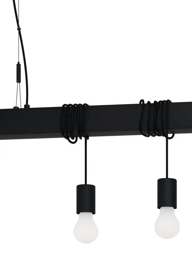 Светильник Eglo 39937 TOWNSHEND-B — черный, ракурс 3