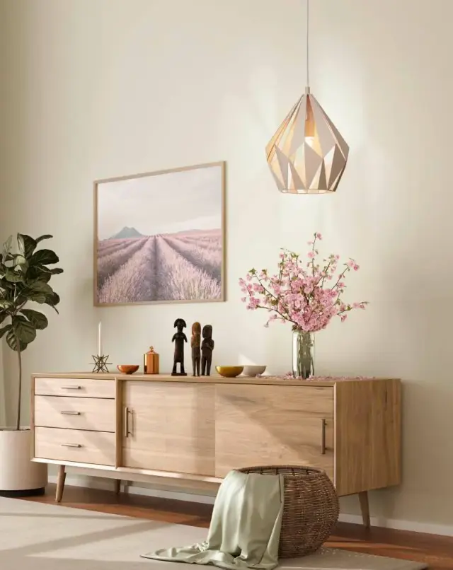Светильник Eglo 49024 CARLTON-P — бежевый, ракурс 3