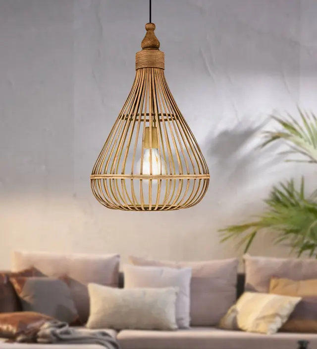 Светильник Eglo 49772 AMSFIELD — коричневый, ракурс 2