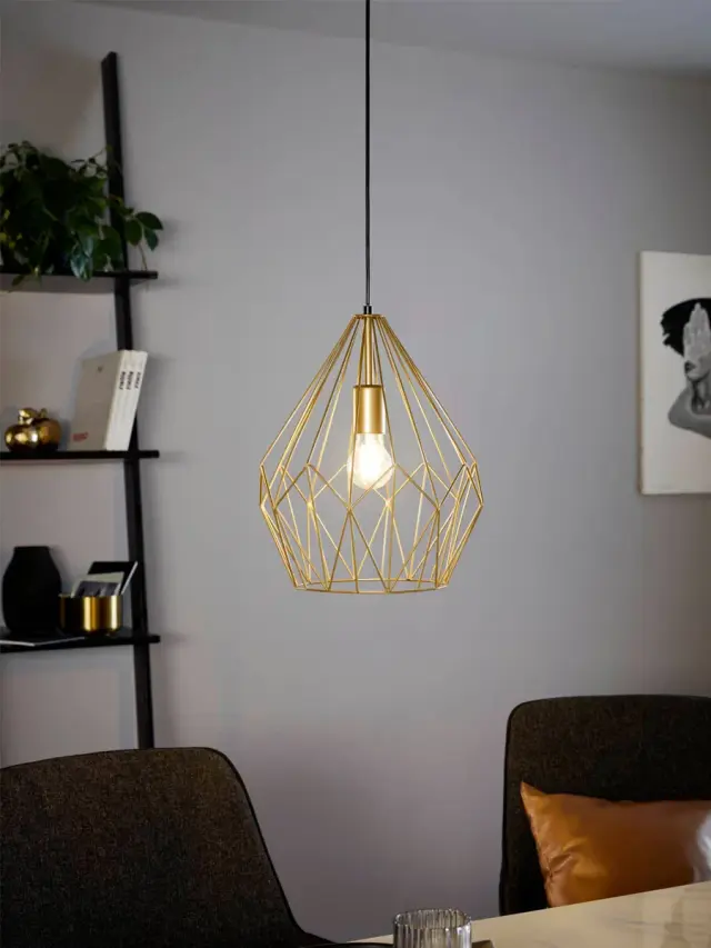Светильник Eglo 49933 CARLTON — золотой, ракурс 2