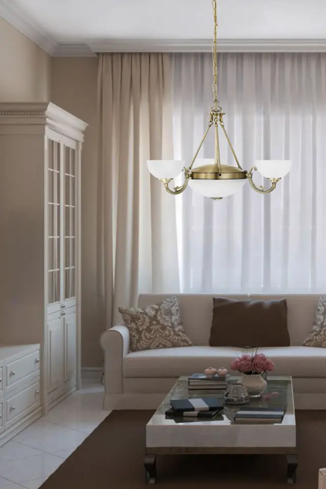Люстра Eglo 82748 SAVOY — бронза, ракурс 2