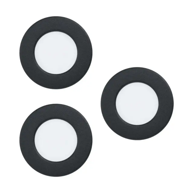 Точечный светильник Eglo 99146 FUEVA 5 — черный