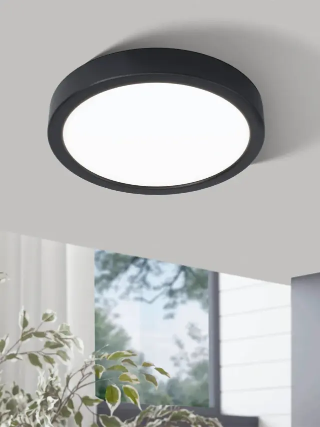 Точечный светильник Eglo 99263 FUEVA 5 — черный, ракурс 2