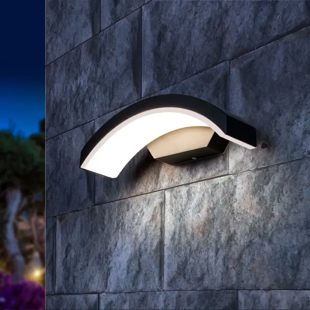 Уличный светильник Elektrostandard 1671 Techno LED черный/(a035817) ASTERIA, ракурс 2