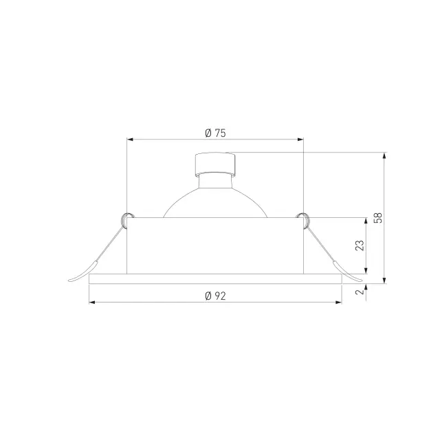 Точечный светильник Elektrostandard 1061/1 MR16 WH белый/(a036415) METAR, ракурс 3