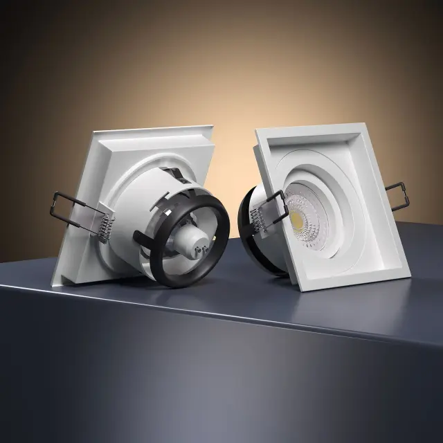 Точечный светильник Elektrostandard 1071/1 MR16 WH белый/(a036503) SOFIT, ракурс 2