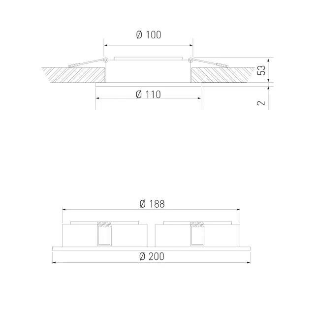 Точечный светильник Elektrostandard 1071/2 MR16 WH белый/(a036504) SOFIT, ракурс 3
