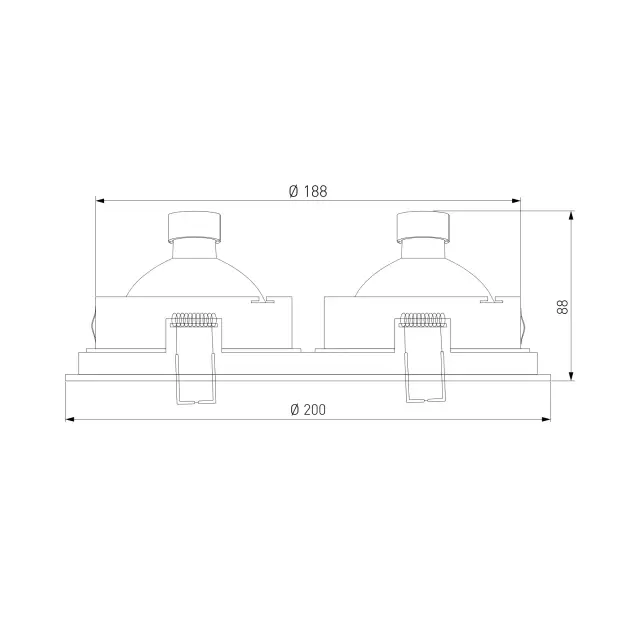 Точечный светильник Elektrostandard 1071/2 MR16 WH белый/(a036504) SOFIT, ракурс 4