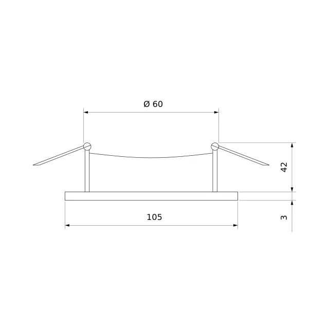 Точечный светильник Elektrostandard 6069 MR16 WH белый/(a036507) MOLDER, ракурс 2