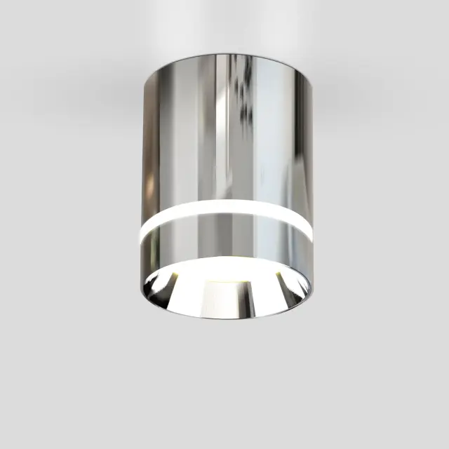 Точечный светильник Elektrostandard DLR021 9W 4200K хром/(a037521) TOPPER