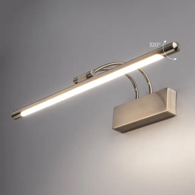 Подсветка для картин/зеркал Elektrostandard Simple LED 10W 1011 IP20 бронза/(a038393) SIMPLE, ракурс 2
