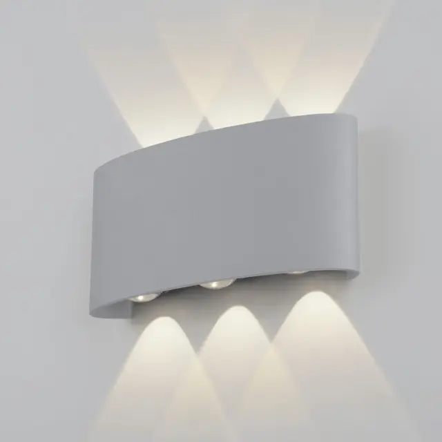 Уличный светильник Elektrostandard 1551 Techno LED серый/(a038417) TWINKY — черный
