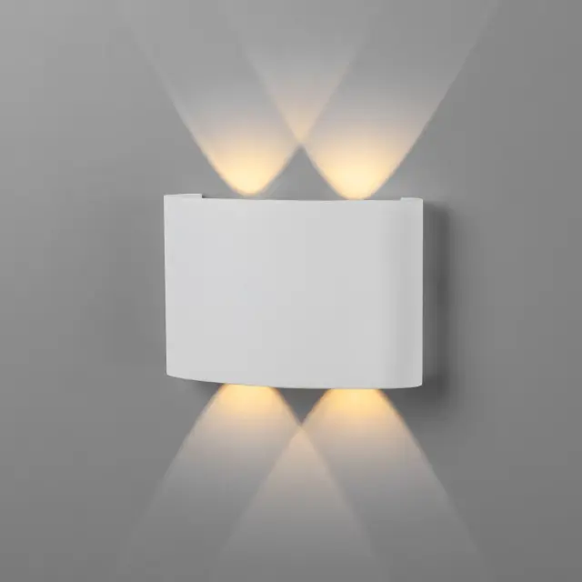 Уличный светильник Elektrostandard 1555 Techno LED белый/(a038419) TWINKY, ракурс 3