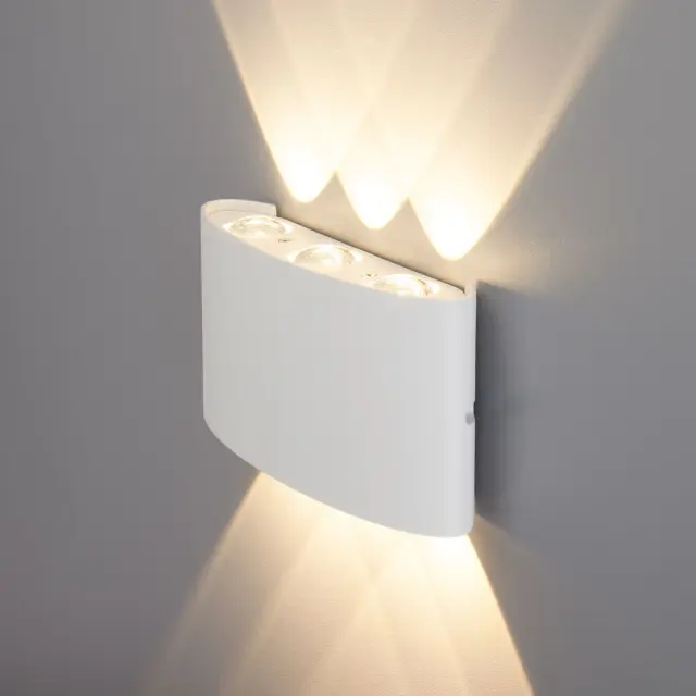 Уличный светильник Elektrostandard 1551 Techno LED белый/(a038420) TWINKY, ракурс 3