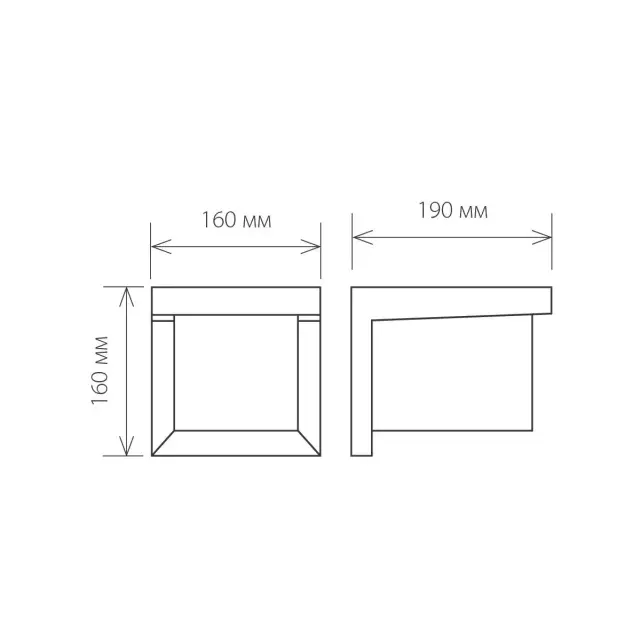 Уличный светильник Elektrostandard 1540 Techno черный/(a038435) SHELTER, ракурс 3