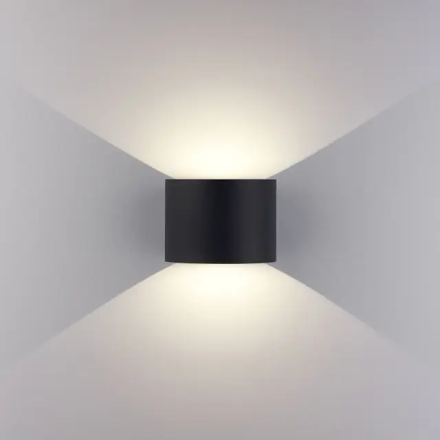Уличный светильник Elektrostandard 1518 Techno LED черный/(a038828) BLADE, ракурс 2