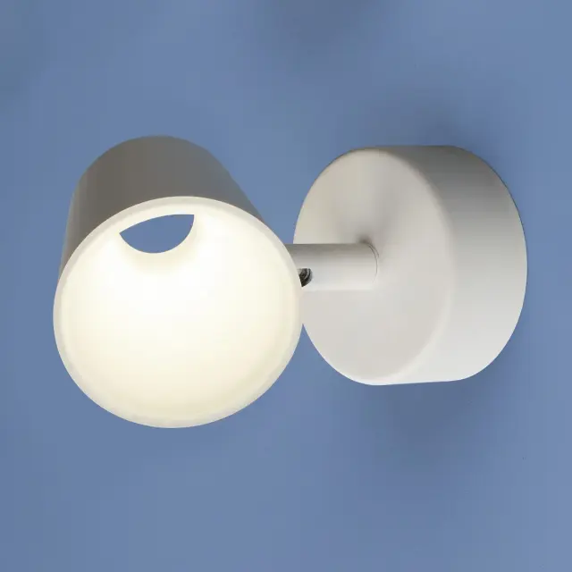 Спот Elektrostandard DLR025 5W 4200K белый матовый/(a039691) SNAPPY, ракурс 2
