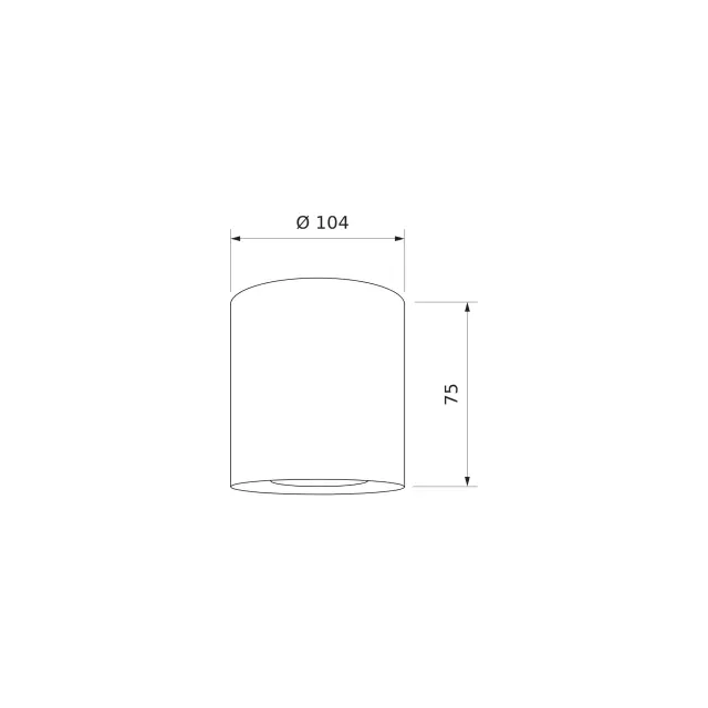Точечный светильник Elektrostandard DLR026 6W 4200K белый матовый/(a040440), ракурс 4