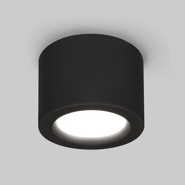 Точечный светильник Elektrostandard DLR026 6W 4200K черный матовый/(a040441)