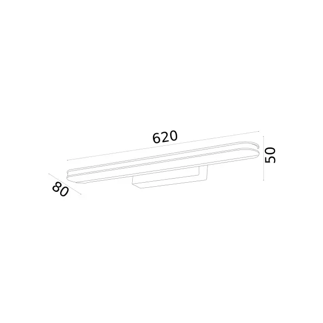 Бра Elektrostandard MRL LED 1080/(a040511) TERSA — хром, ракурс 5