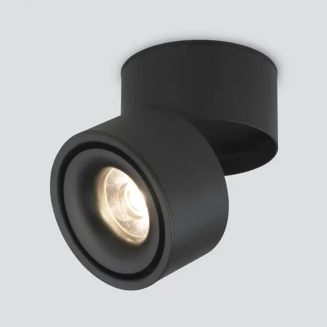 Точечный светильник Elektrostandard DLR031 15W 4200K 3100 черный матовый/(a040962) KLIPS