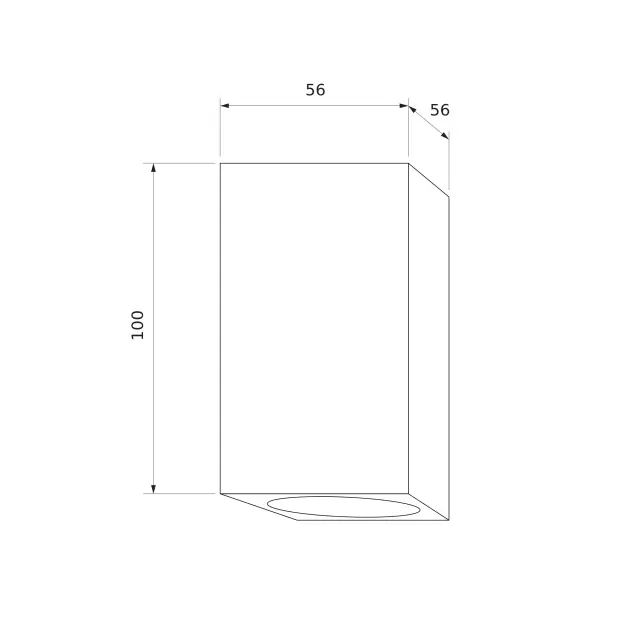 Точечный светильник Elektrostandard 1085 GU10 WH белый матовый/(a040989), ракурс 5