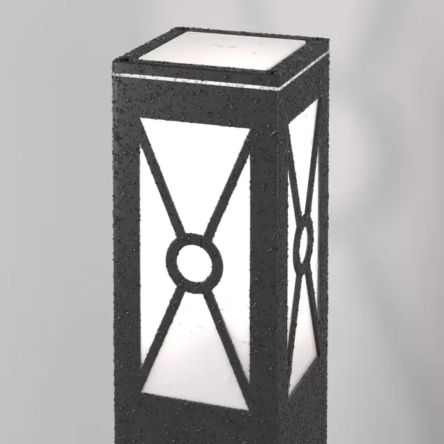 Уличный светильник Elektrostandard 1406 TECHNO черный/(a043416) WINDOW, ракурс 2