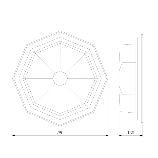 Уличный светильник Elektrostandard GL 1024D/(a043660) TELARANA — коричневый, ракурс 3