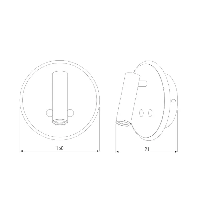 Бра Elektrostandard Tera LED белый (MRL LED 1014)/(a043968) TERA, ракурс 7