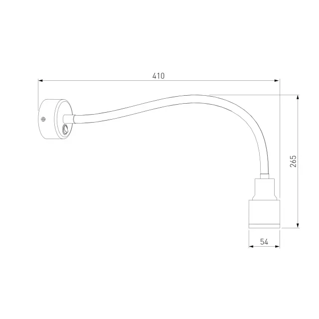 Бра Elektrostandard Molly LED белый (MRL LED 1015)/(a043983) MOLLY, ракурс 4