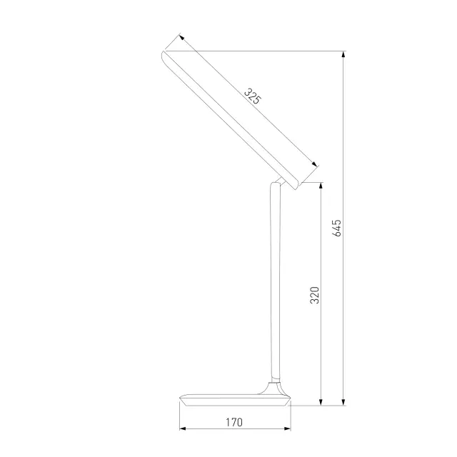 Настольная лампа Elektrostandard TL90530/(a047272) BRAVA — белый, ракурс 6