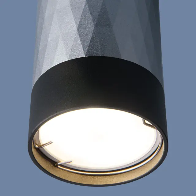 Точечный светильник Elektrostandard DLN110 GU10/(a047745) MIZAR — черный, ракурс 2