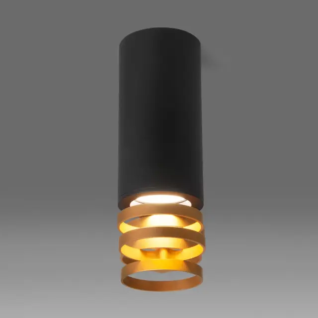 Точечный светильник Elektrostandard DLN102 GU10/(a047747) — черный, ракурс 3