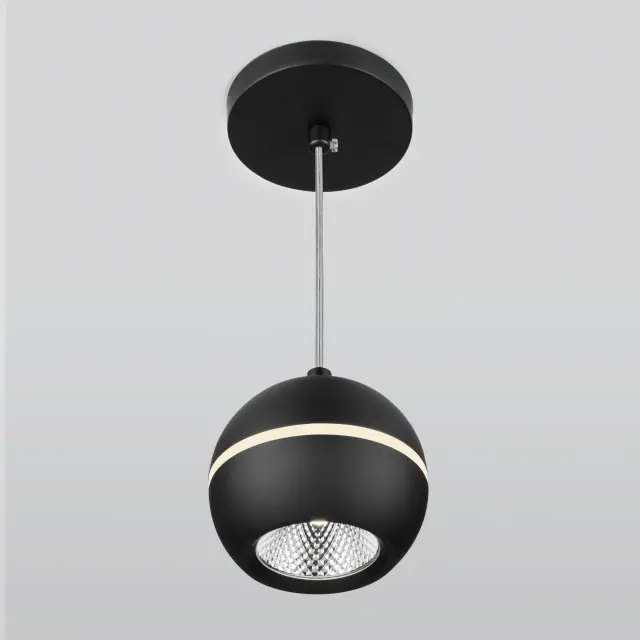 Светильник Elektrostandard DLS023 9W 4200K черный/(a047775), ракурс 3