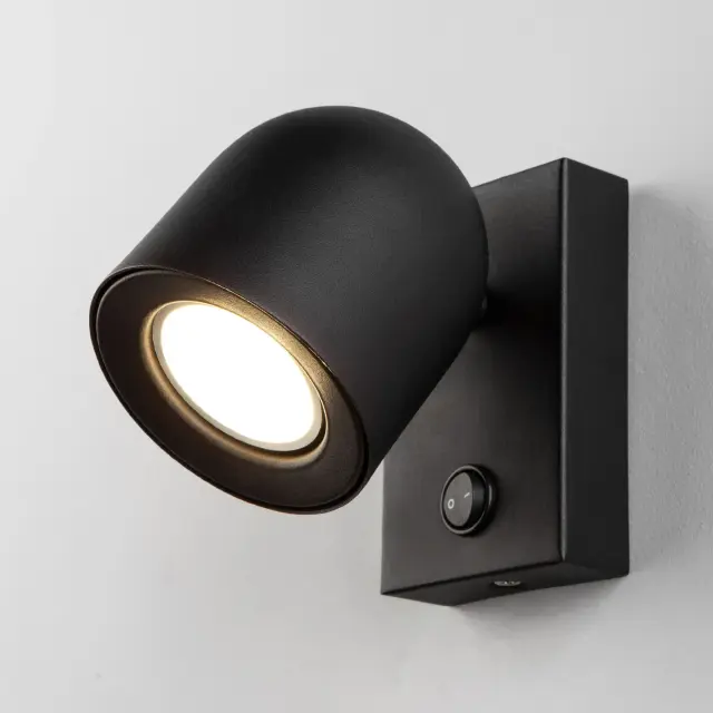 Бра Elektrostandard Ogma GU10 SW чёрный (MRL 1009)/(a047871) OGMA — черный