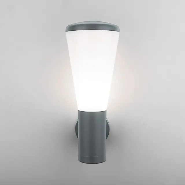 Уличный светильник Elektrostandard 1416 TECHNO/(a049710) CONE — серый, ракурс 2
