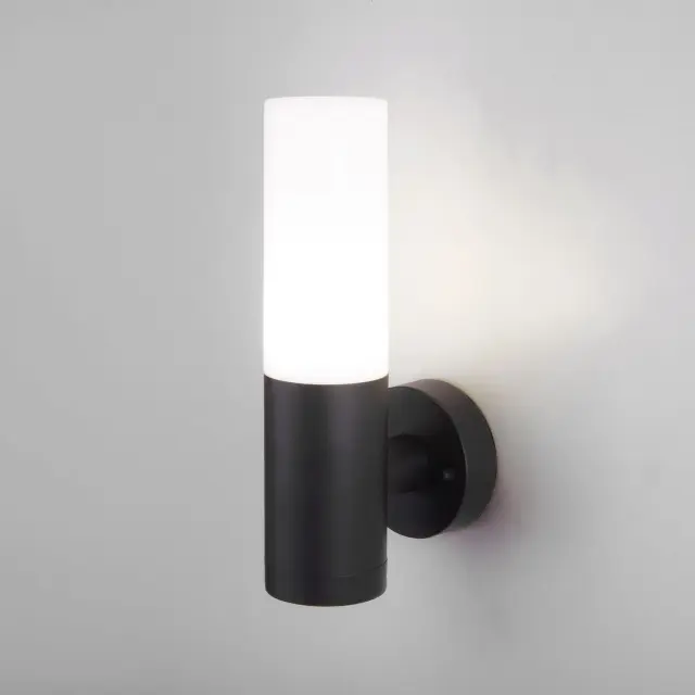 Уличный светильник Elektrostandard 1418 TECHNO/(a049717) GLAS — черный