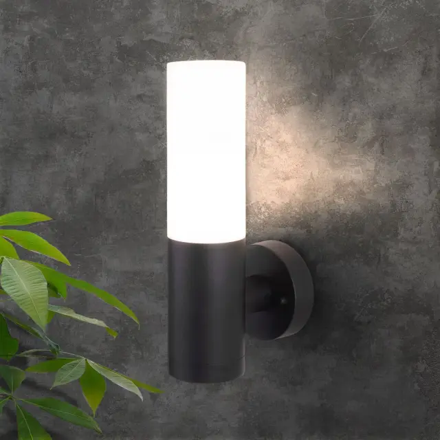 Уличный светильник Elektrostandard 1418 TECHNO/(a049717) GLAS — черный, ракурс 3
