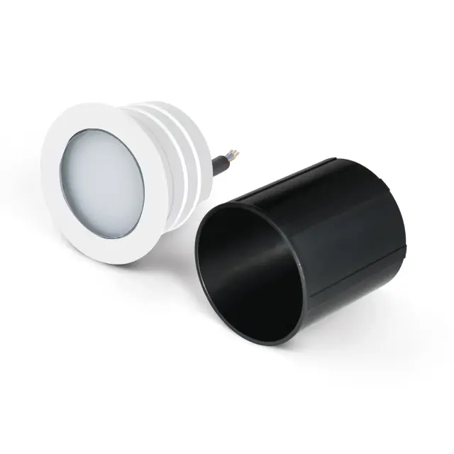 Встраиваемый в стену светильник Elektrostandard MRL LED 1108 белый/(a049753) STEP 5, ракурс 4