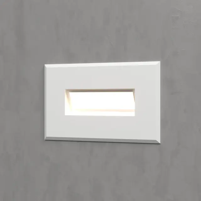 Встраиваемый в стену светильник Elektrostandard MRL LED 1109 белый/(a049755) STEP 7, ракурс 2