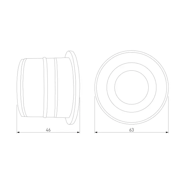 Встраиваемый в стену светильник Elektrostandard MRL LED 1108 алюминий/(a050016) STEP 5, ракурс 4