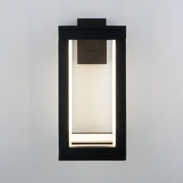 Уличный светильник Elektrostandard 1527 TECHNO LED черный/(a051855) FRAME, ракурс 3