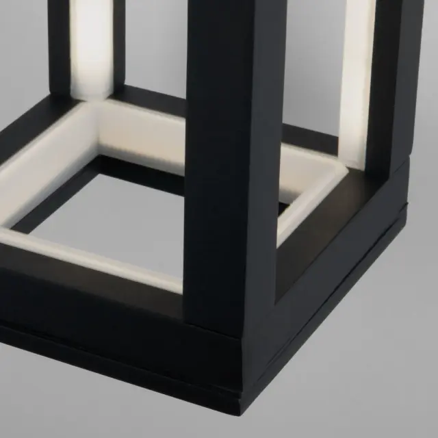 Уличный светильник Elektrostandard 1527 TECHNO LED черный/(a051855) FRAME, ракурс 4