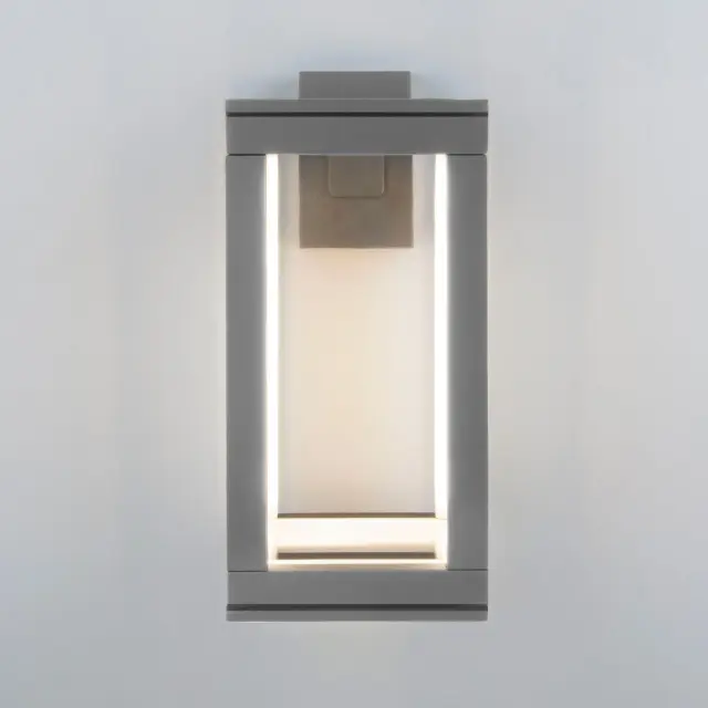 Уличный светильник Elektrostandard 1527 TECHNO LED серый/(a051856) FRAME, ракурс 4