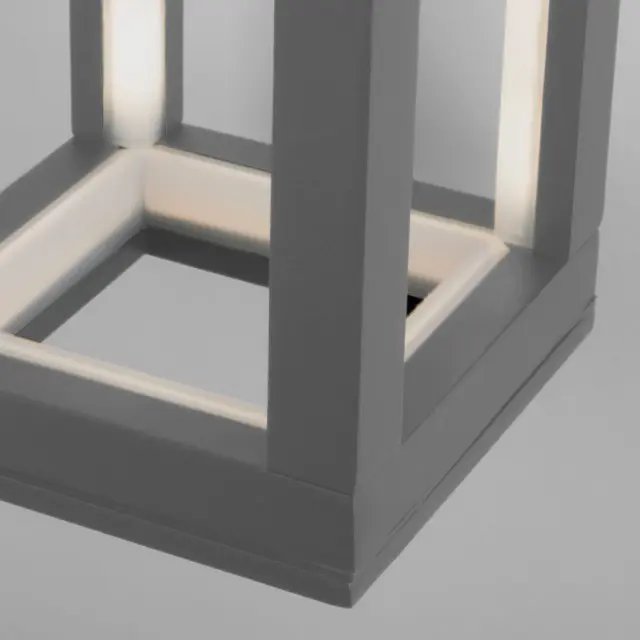 Уличный светильник Elektrostandard 1527 TECHNO LED серый/(a051856) FRAME, ракурс 5