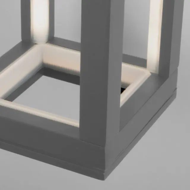 Уличный светильник Elektrostandard 1527 TECHNO LED серый/(a051856) FRAME, ракурс 7